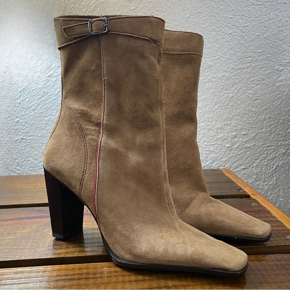 Nine West - Leather Suede Boots - Picture 2 of 12